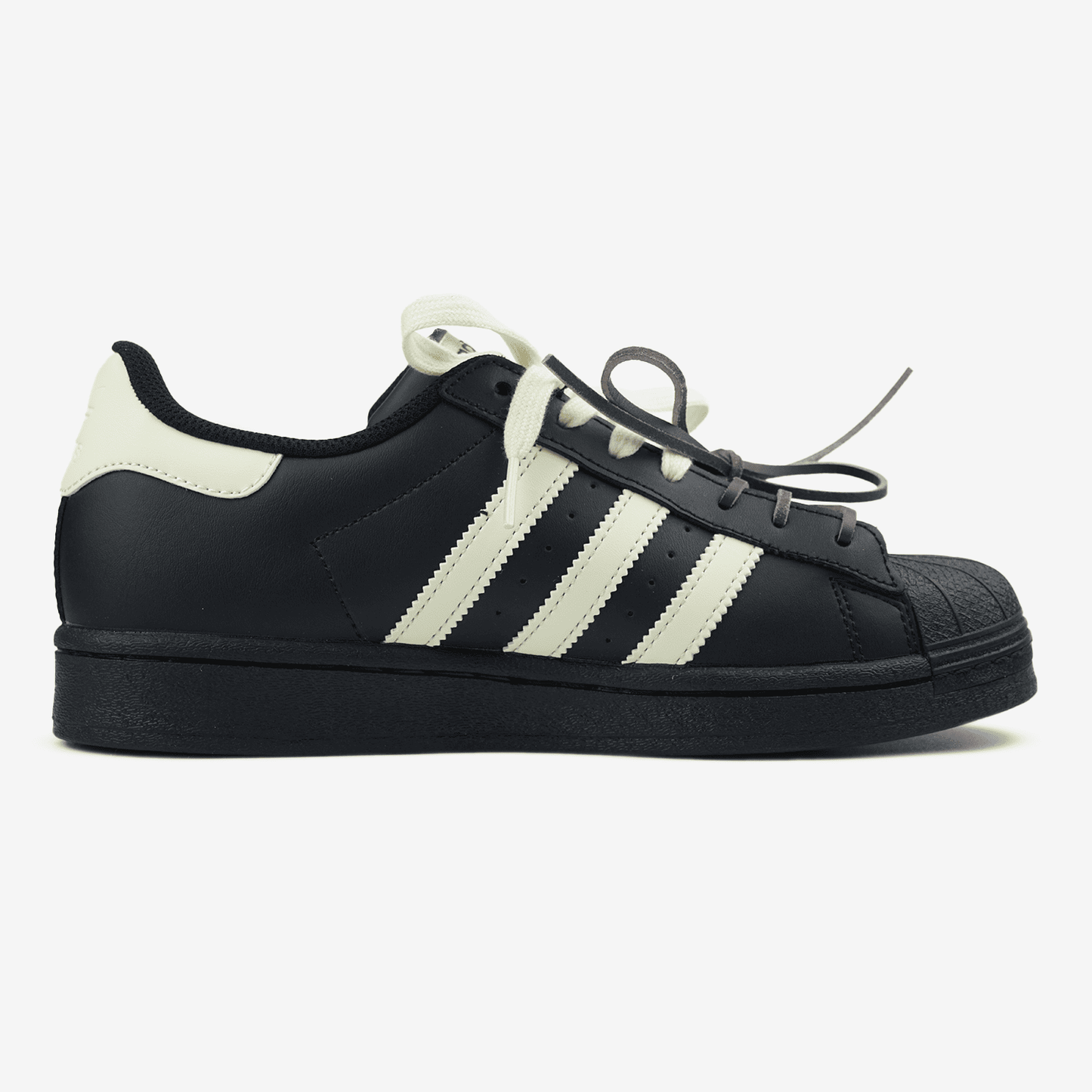 Adidas Superstar Custom Laces Black Yellow
