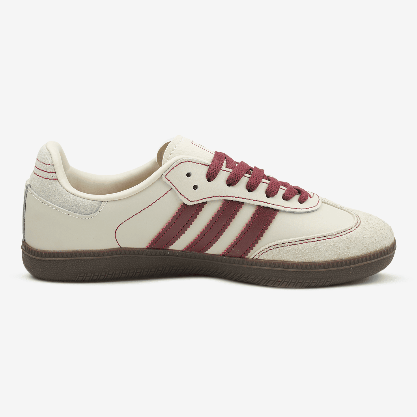 Adidas Samba OG Wonder White Maroon
