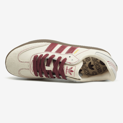 Adidas Samba OG Wonder White Maroon