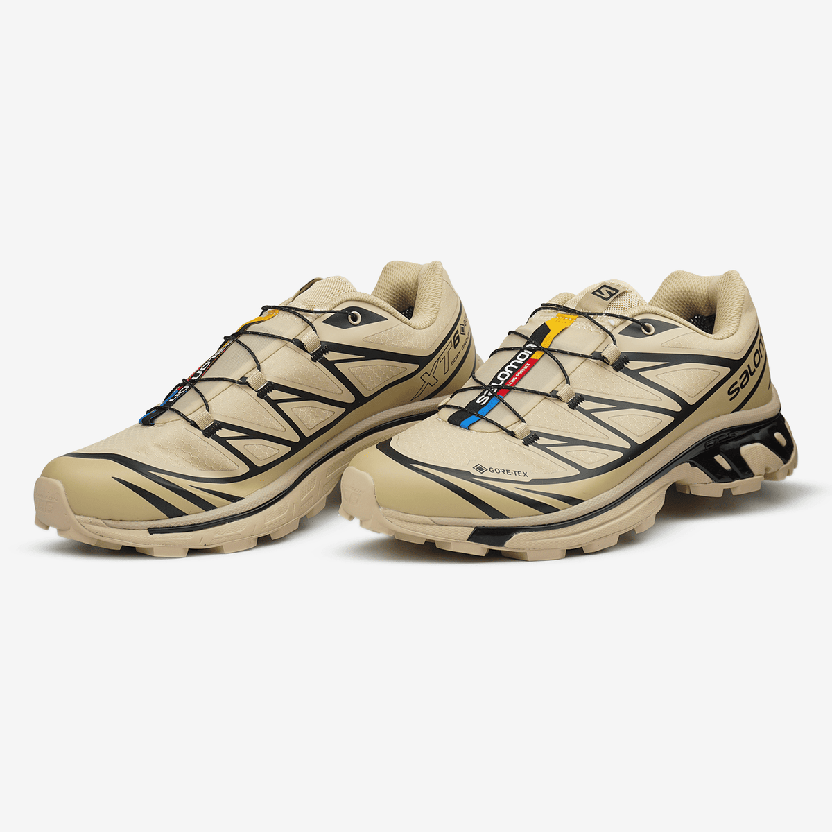 Salomon XT-6 Gore-Tex Beige Black