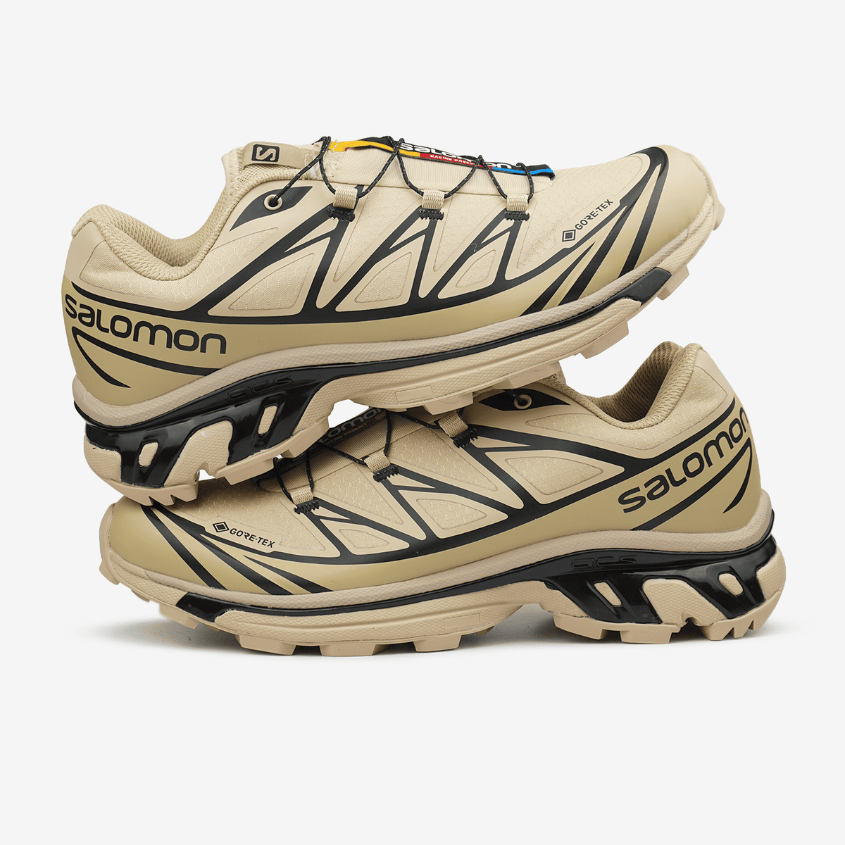 Salomon XT-6 Gore-Tex Beige Black