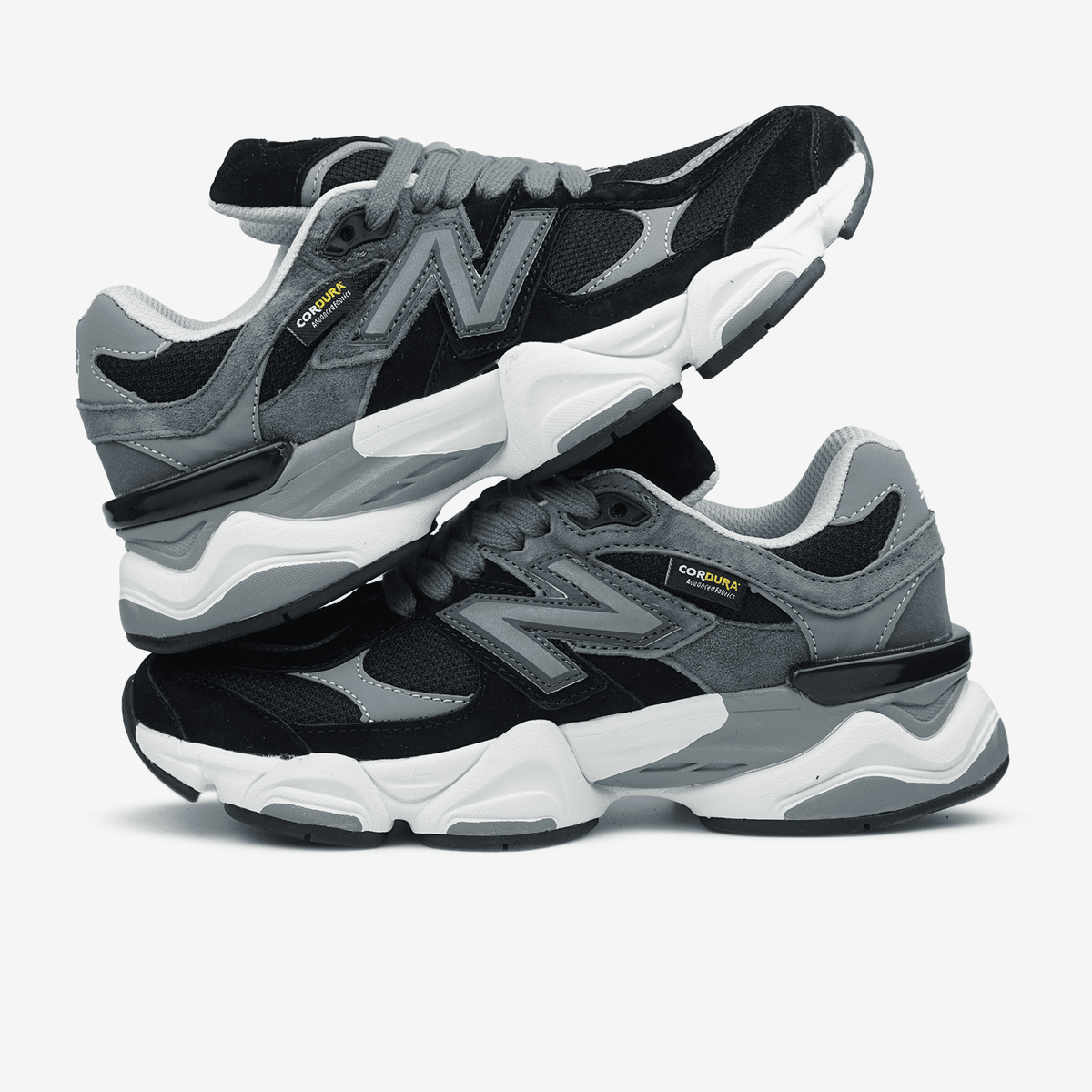 New Balance 9060 Black Grey White Cordura