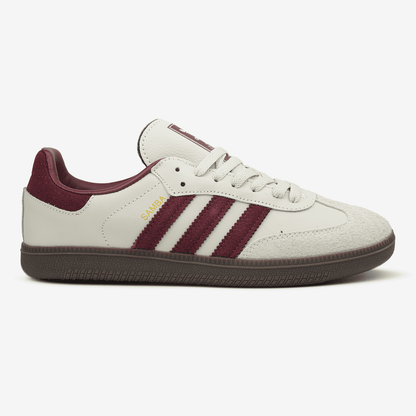 Adidas Wmns Samba Beige Burgundy