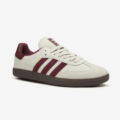 Adidas Wmns Samba Beige Burgundy