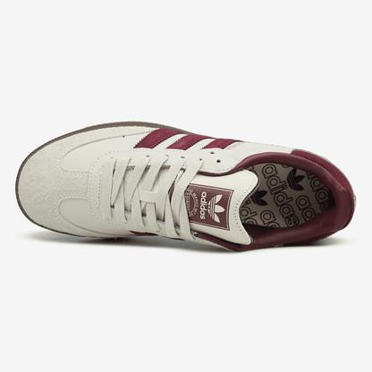 Adidas Wmns Samba Beige Burgundy
