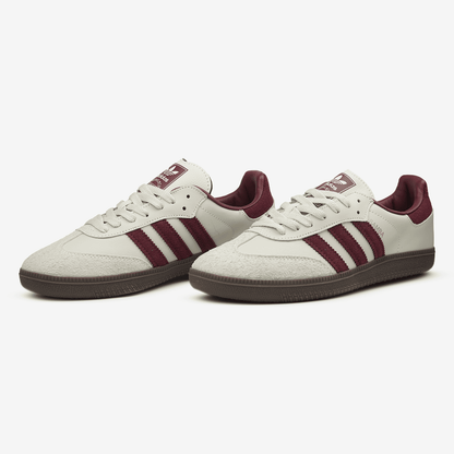 Adidas Wmns Samba Beige Burgundy