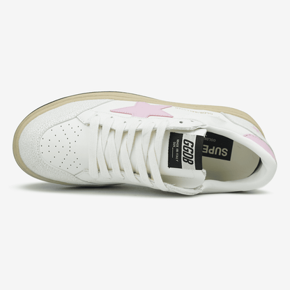 Golden Goose Superstar White BallStar Pink