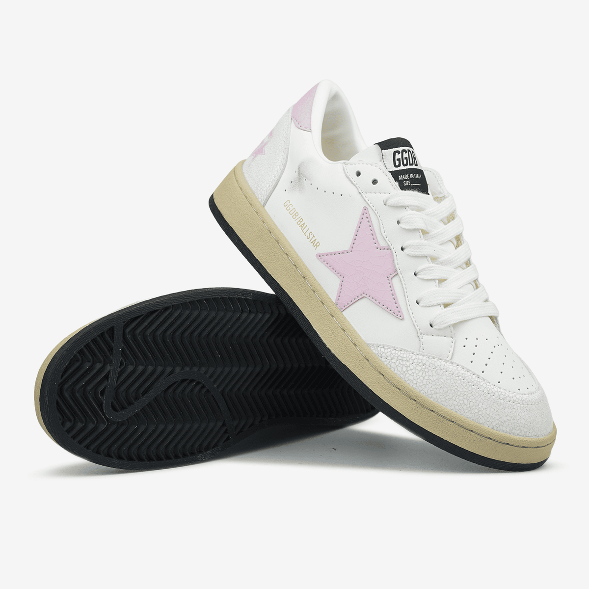 Golden Goose Superstar White BallStar Pink