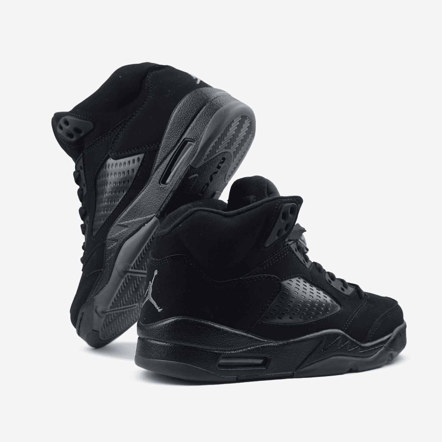 Nike Air Jordan 5 Black Dark Brown Gum