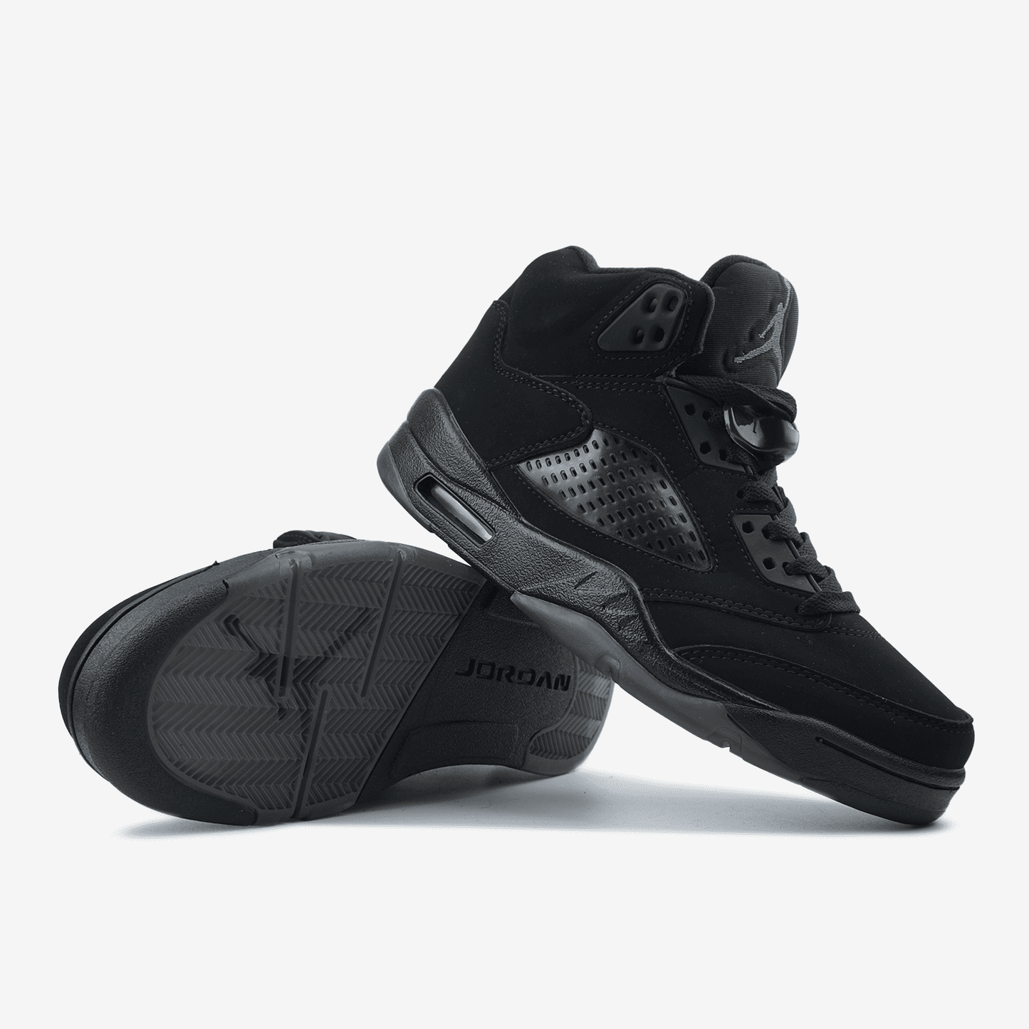Nike Air Jordan 5 Black Dark Brown Gum