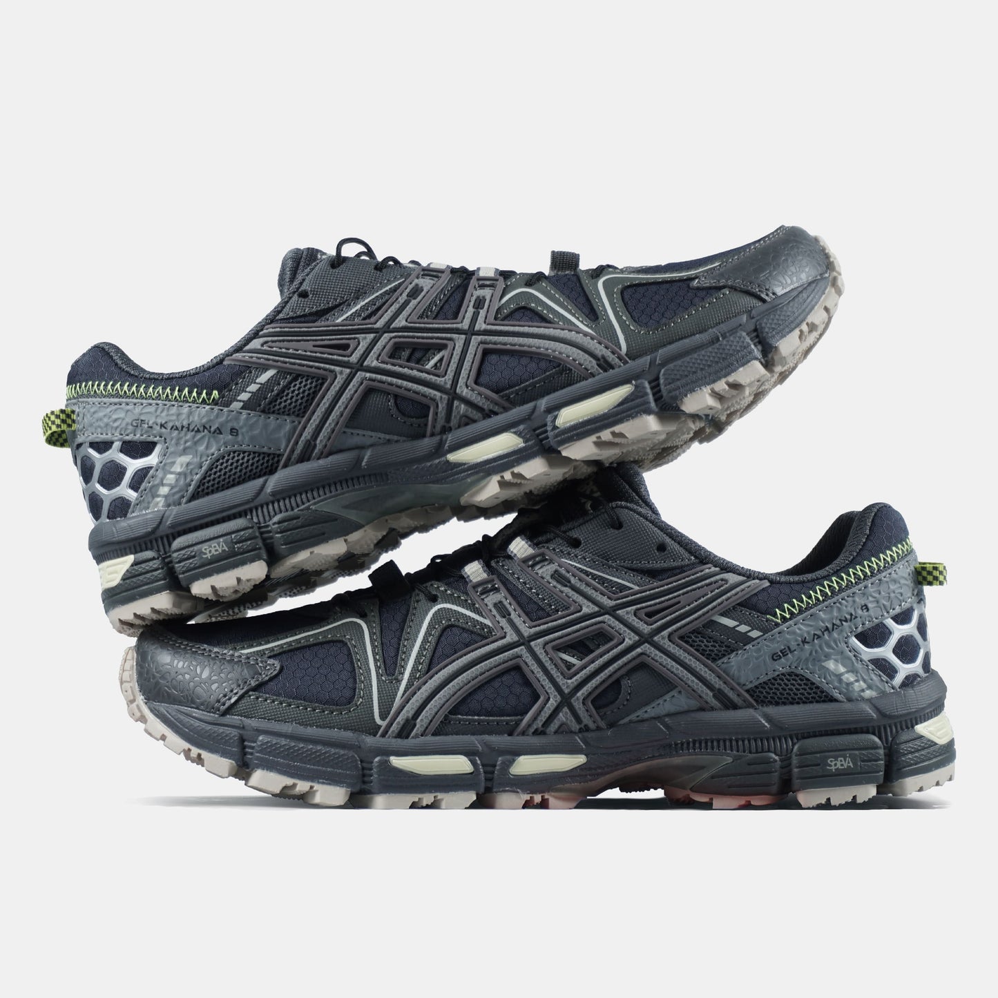 Asics Gel-Kahana 8 Black Grey Green Gore-Tex