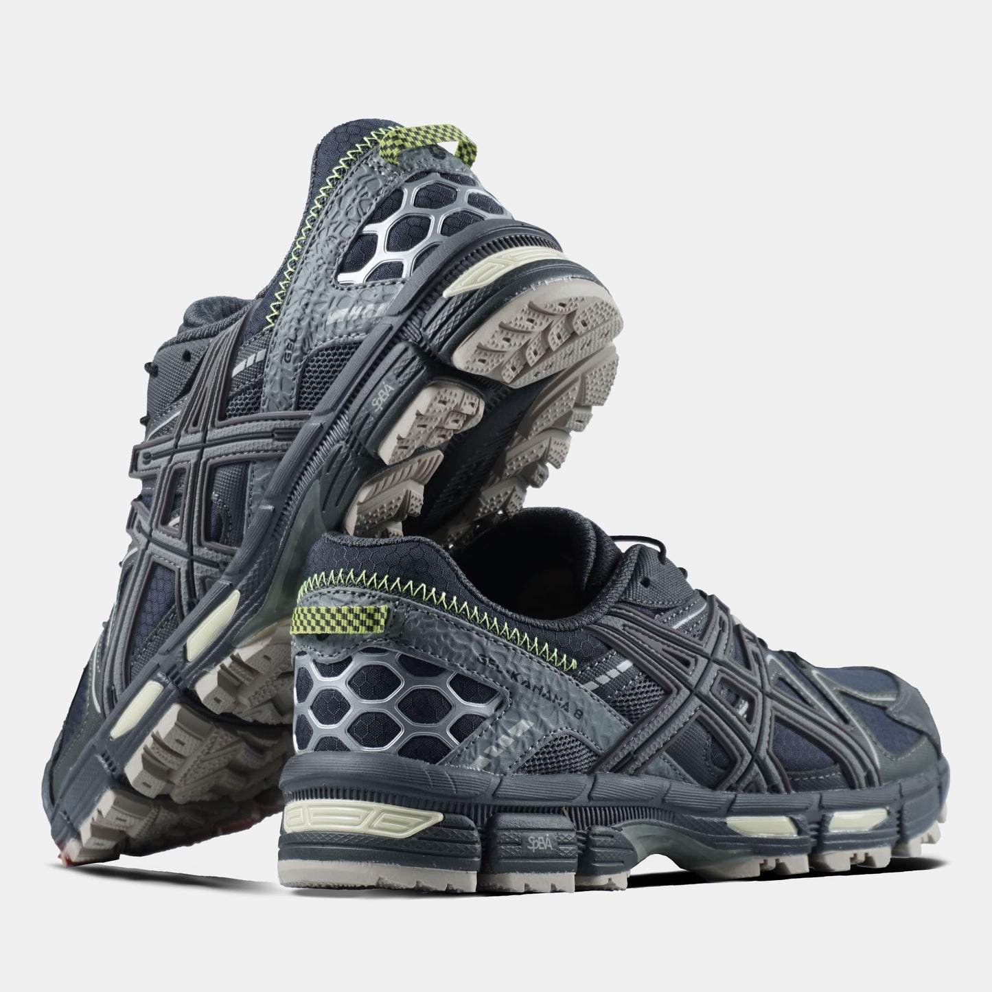 Asics Gel-Kahana 8 Black Grey Green Gore-Tex