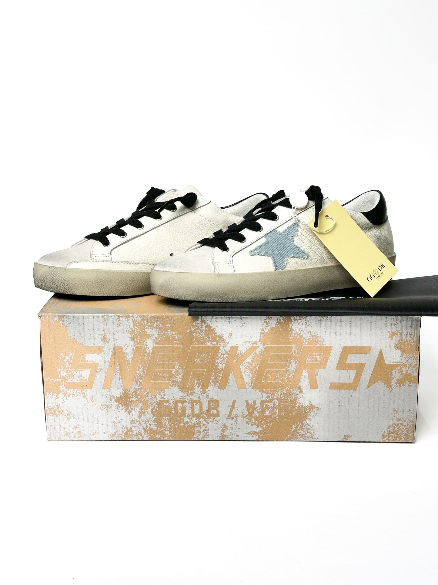 Golden Goose Superstar GGDB SSTAR White Blue Denim