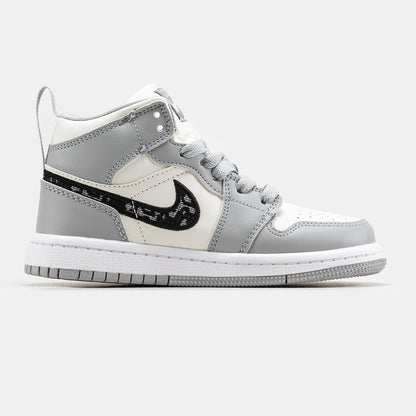 Nike Air Jordan 1 x Dior Grey Kids