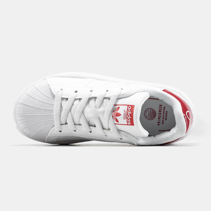 Adidas Superstar White Red