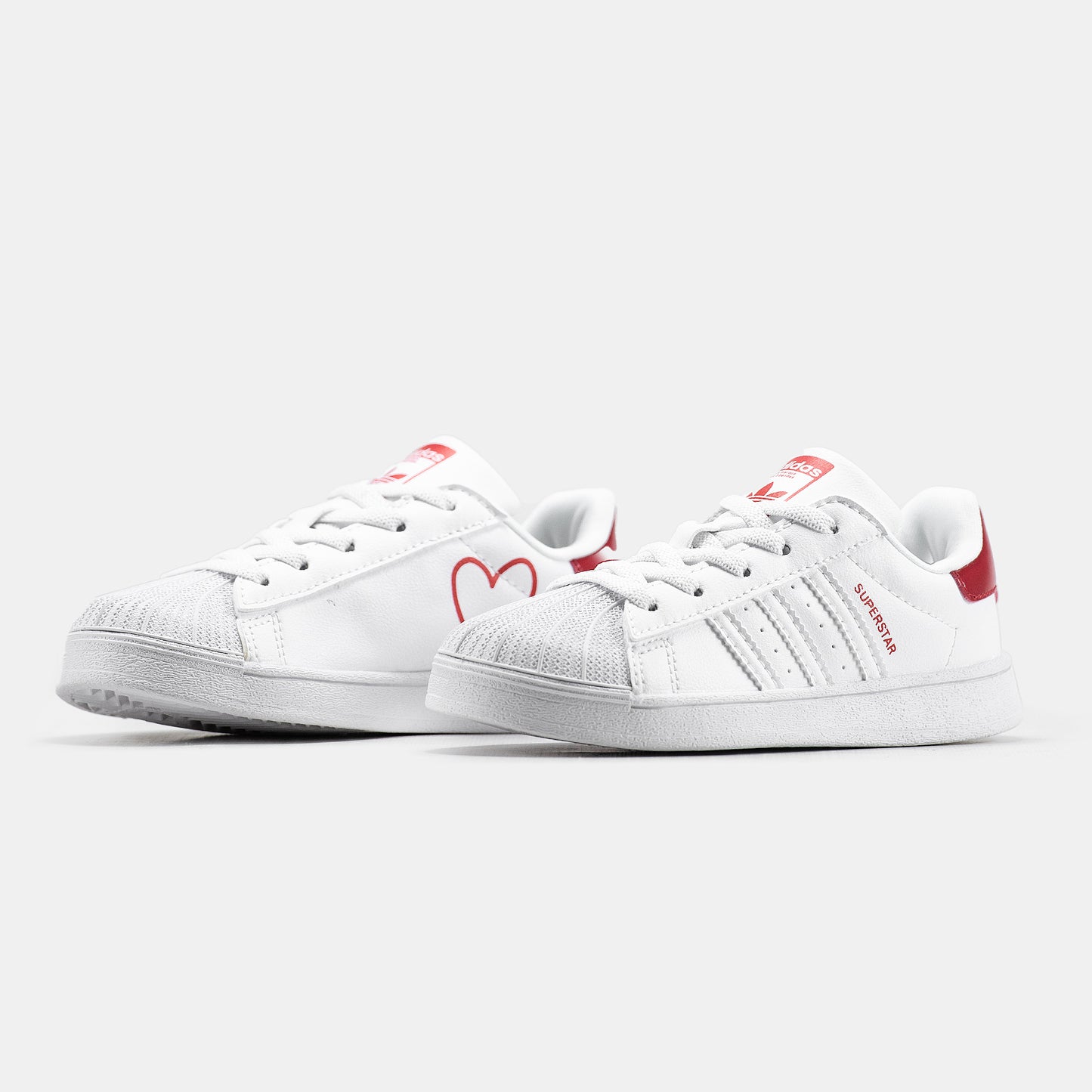 Adidas Superstar White Red