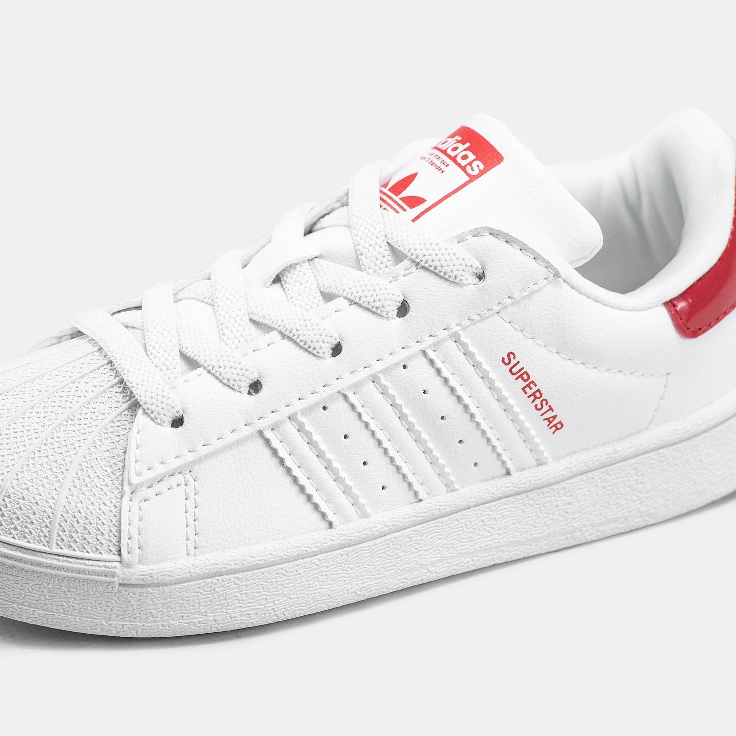 Adidas Superstar White Red