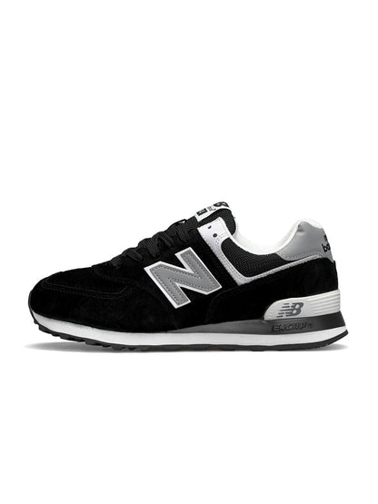 New Balance 574 Black White Reflective