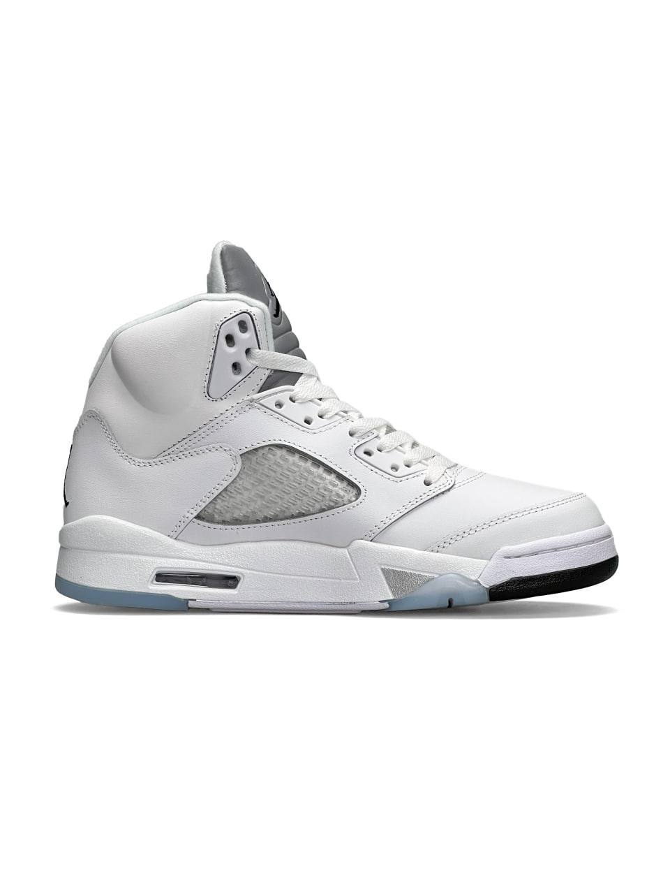 Nike Air Jordan 5 Retro White Silver Reflective