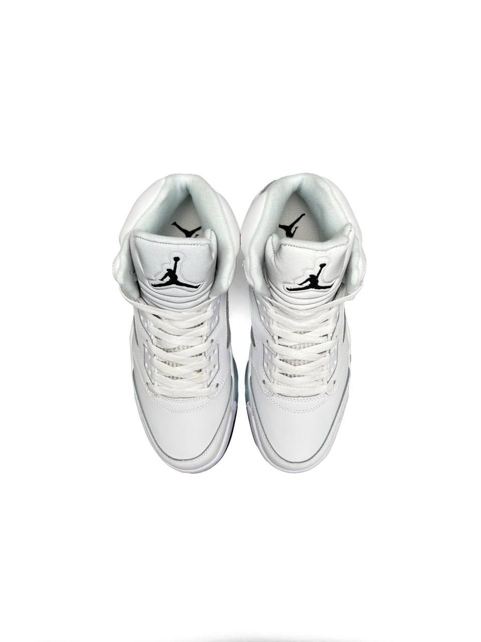 Nike Air Jordan 5 Retro White Silver Reflective