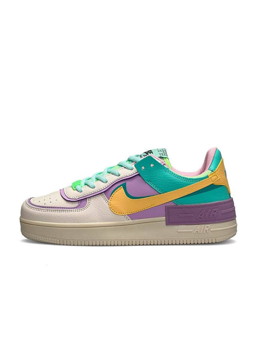 Nike Air Force 1 Shadow Turquoise Yellow