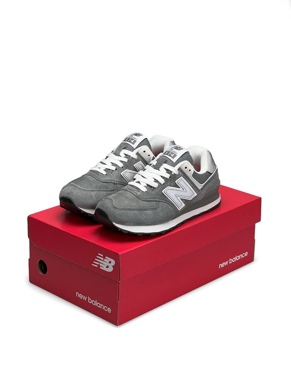 New Balance 574 Premium Gray Reflective