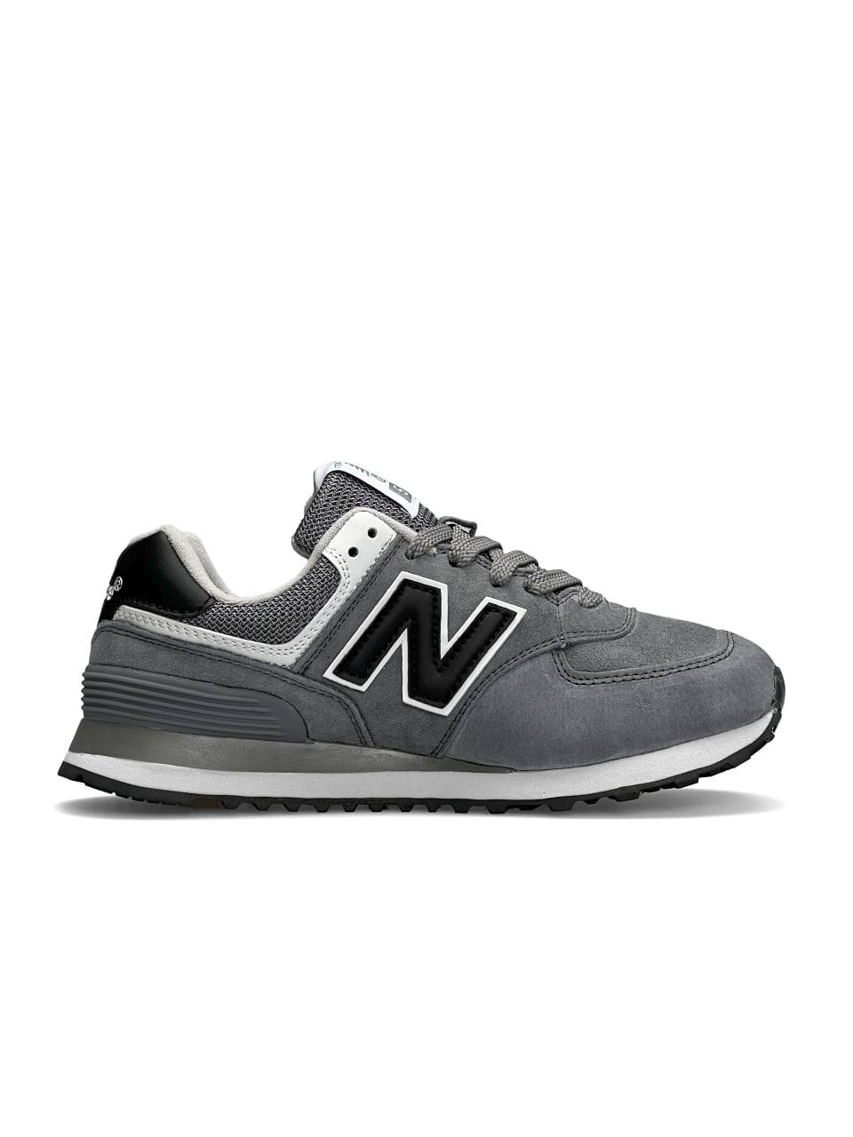 New Balance 574 Premium Gray White Black