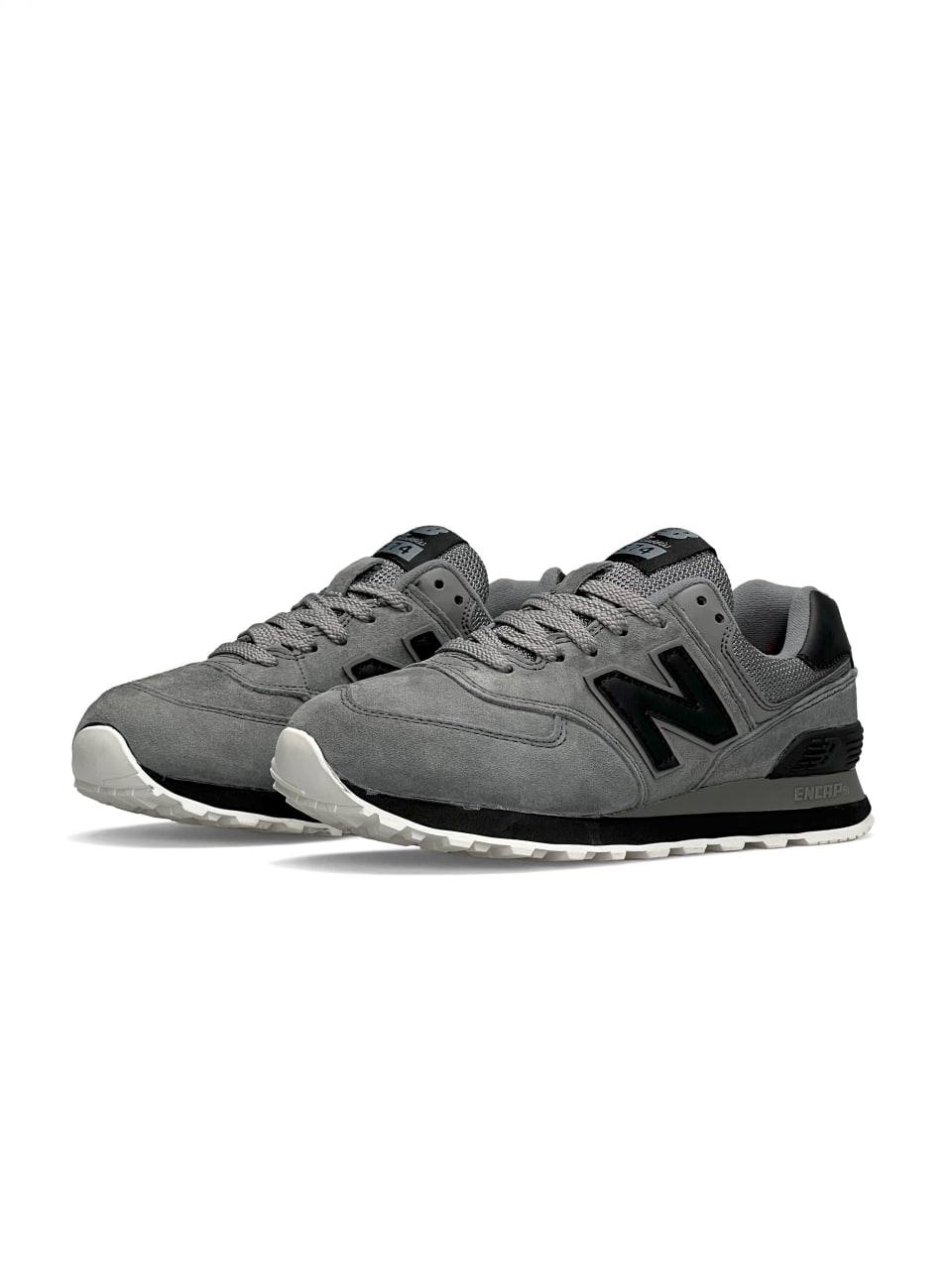 New Balance 574 Premium Gray Black