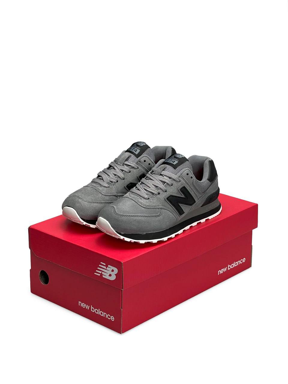 New Balance 574 Premium Gray Black