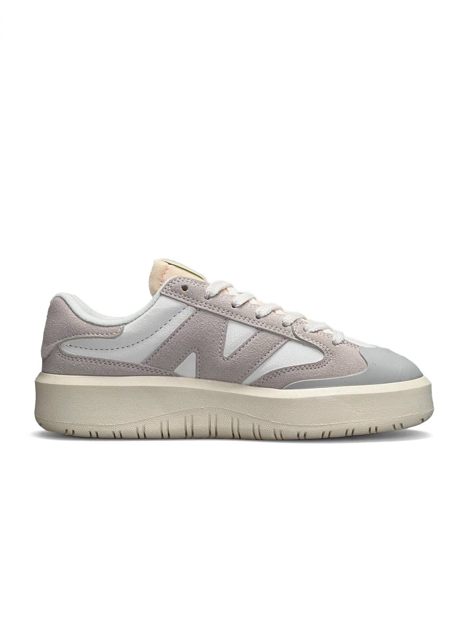 New Balance CT302 White Light Grey Suede