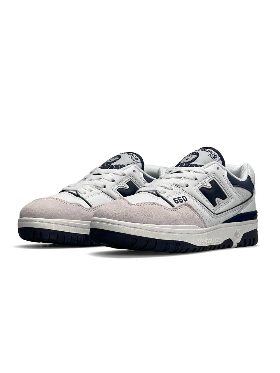 New Balance 550 White Navy