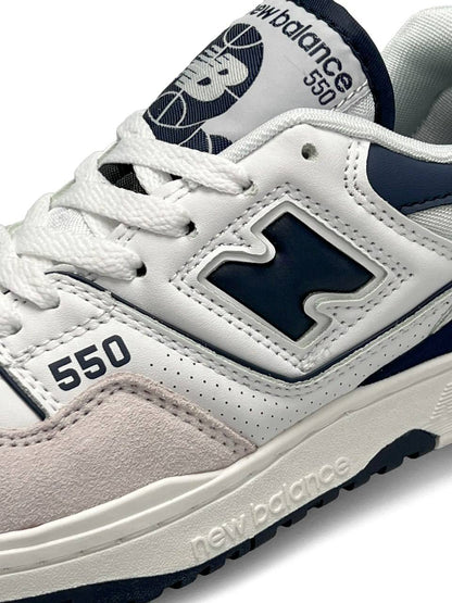 New Balance 550 White Navy