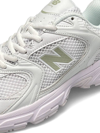 New Balance 530 All White Premium