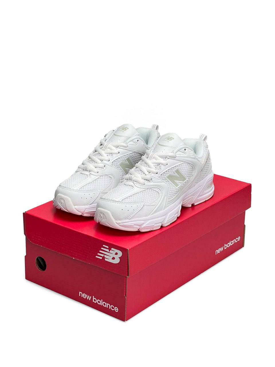 New Balance 530 All White Premium