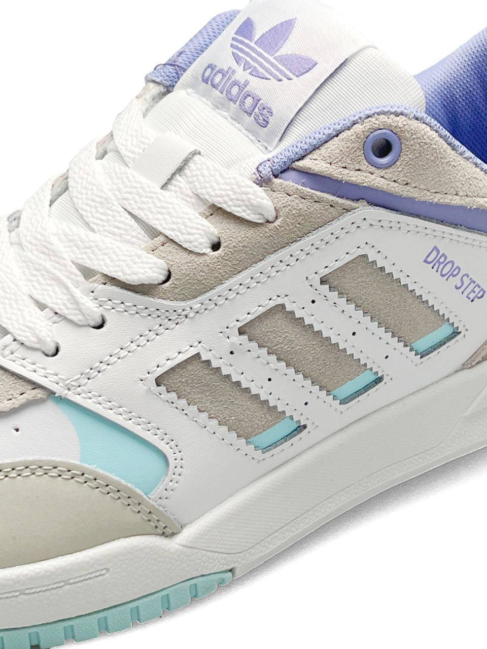 Adidas Drop Step White Violet Sky