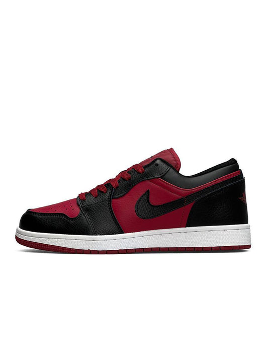 Nike Air Jordan 1 Low Black White Wine