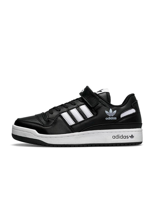 Adidas Forum Low All Black White