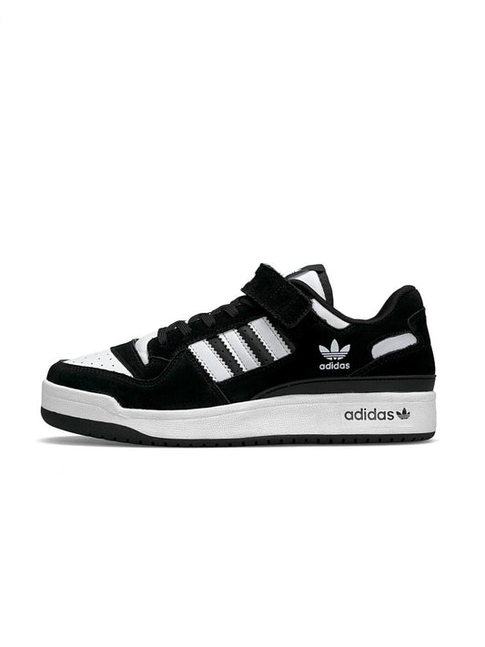 Adidas Forum Low Black Suede White