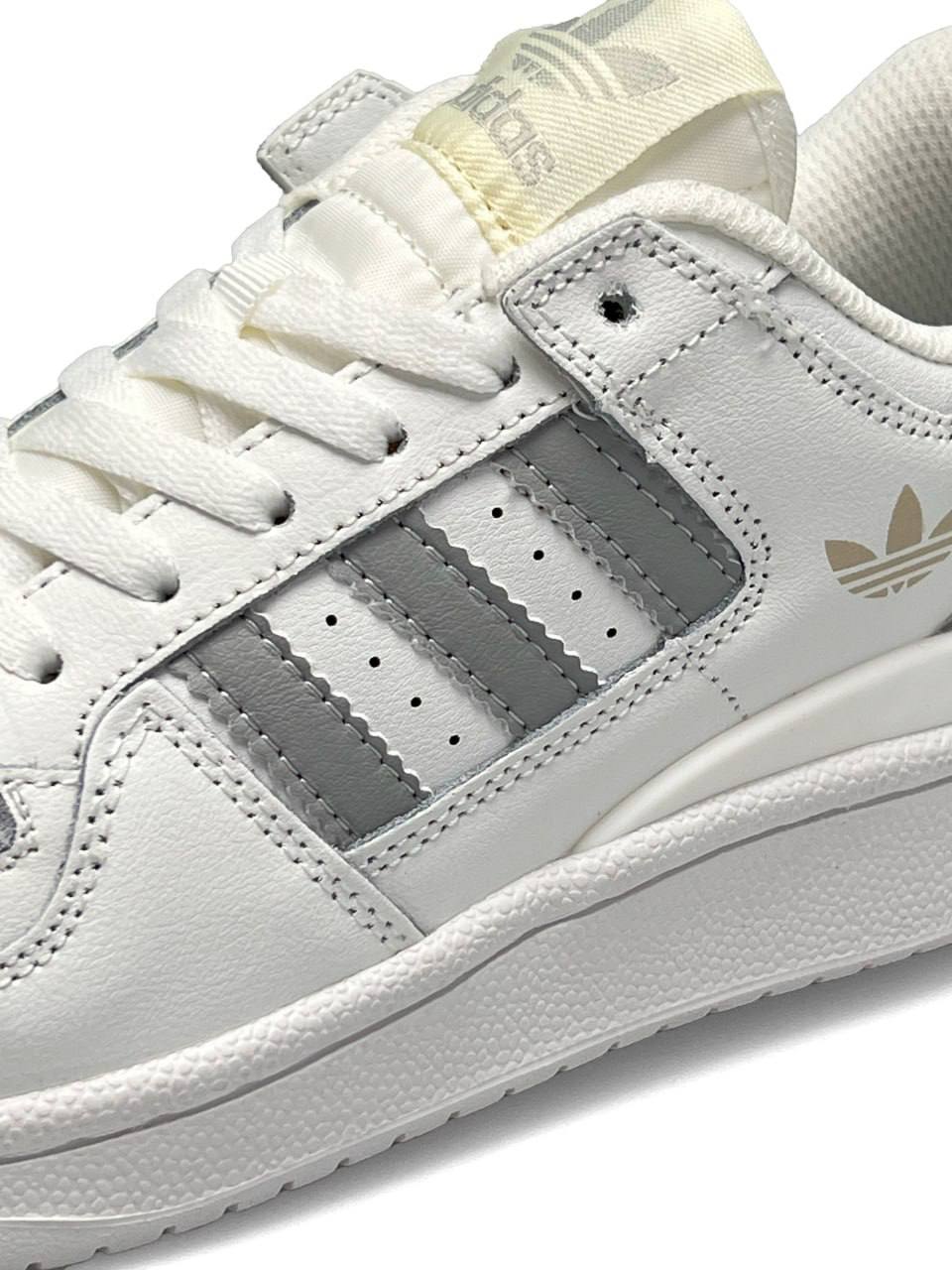 Adidas Forum Low All White Grey