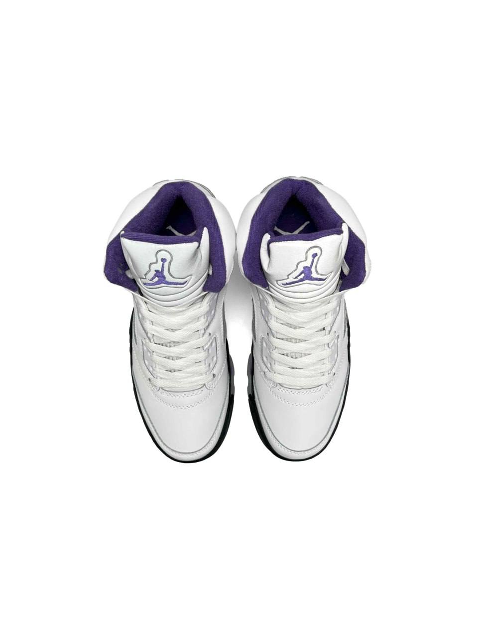 Nike Air Jordan 5 Retro White Black Purple