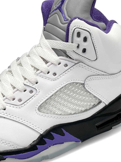 Nike Air Jordan 5 Retro White Black Purple