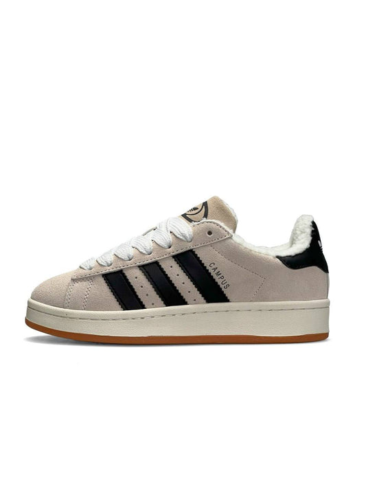 Adidas Campus Beige Black Fur