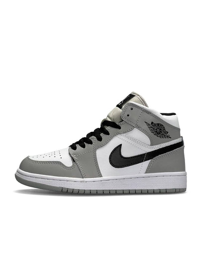 Nike Air Jordan 1 High Gray White Black Fur