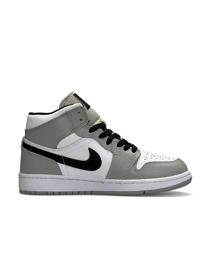 Nike Air Jordan 1 High Gray White Black Fur