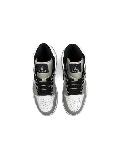 Nike Air Jordan 1 High Gray White Black Fur