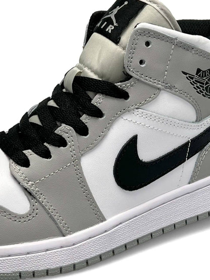 Nike Air Jordan 1 High Gray White Black Fur