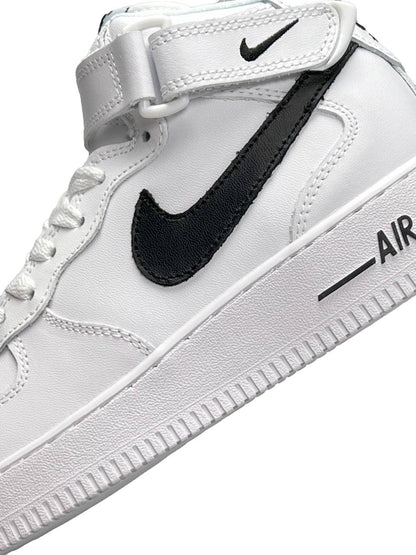 Nike Air Force 1 High White Black Fur