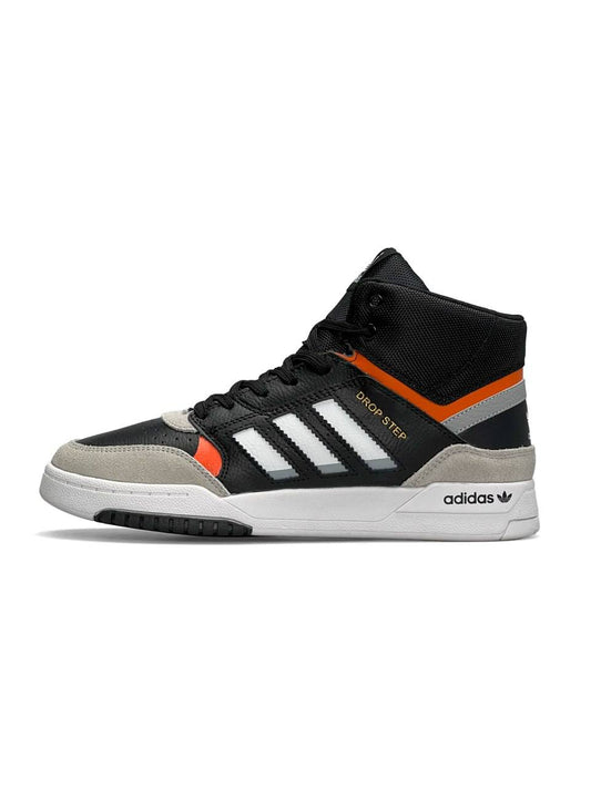 Adidas Drop Step High Black Orange Fur