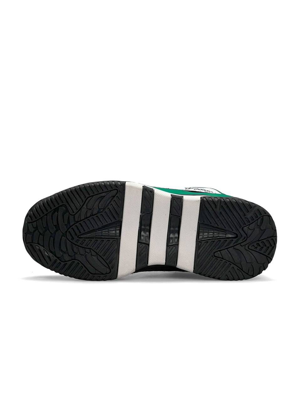 Adidas Niteball High Black White Green Fur