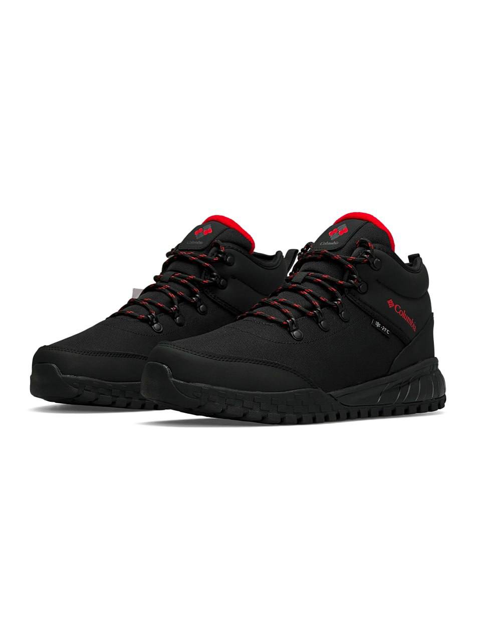 Columbia Firebanks Mid Trinsulate Black Red Termo